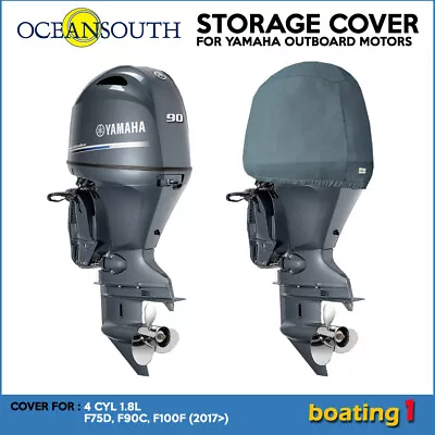 $57.48 • Buy Half/Storage Cover Yamaha Outboard Motor Engine 4 CYL 1.8L F75D-F100F (2017>)